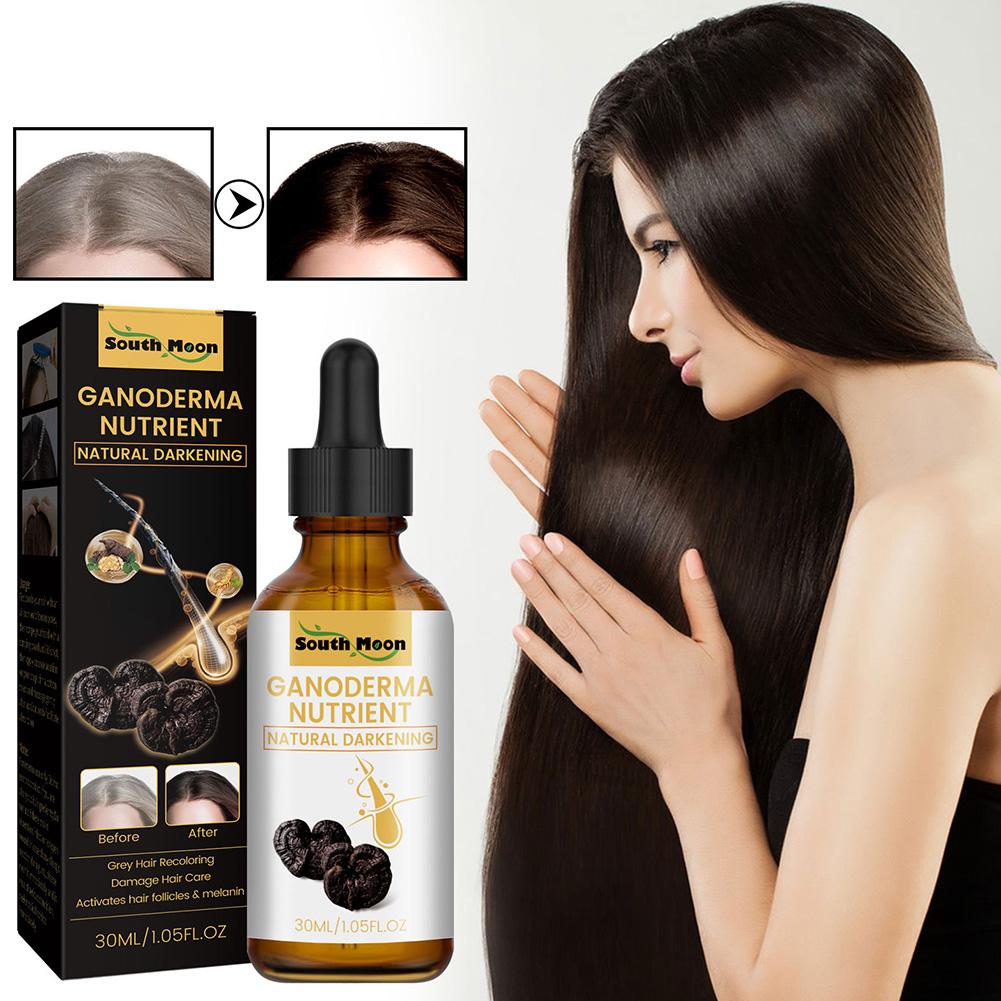 Licorice Root Sticks - 1/2個 グレーヘアリバースセラム ガノデルマ栄養剤 天然の黒髪セラム 髪のダメージ防止セラム 健康な髪を促進するための製品