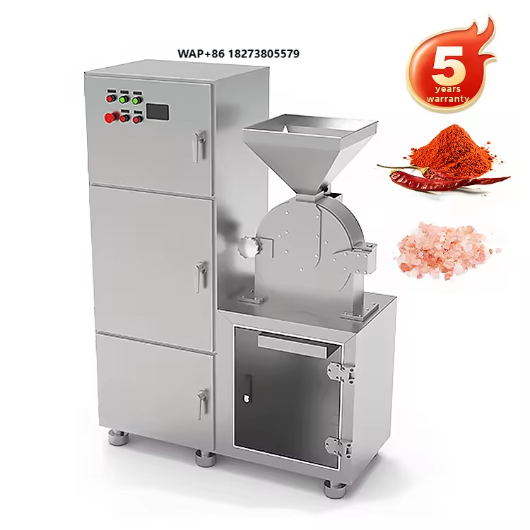 Turmeric - プロ仕様の自動プラスチック製ターメリック（ウコン）スパイス粉砕機、ハーブ製造工場向けの新しい塩や樹皮粉砕機。