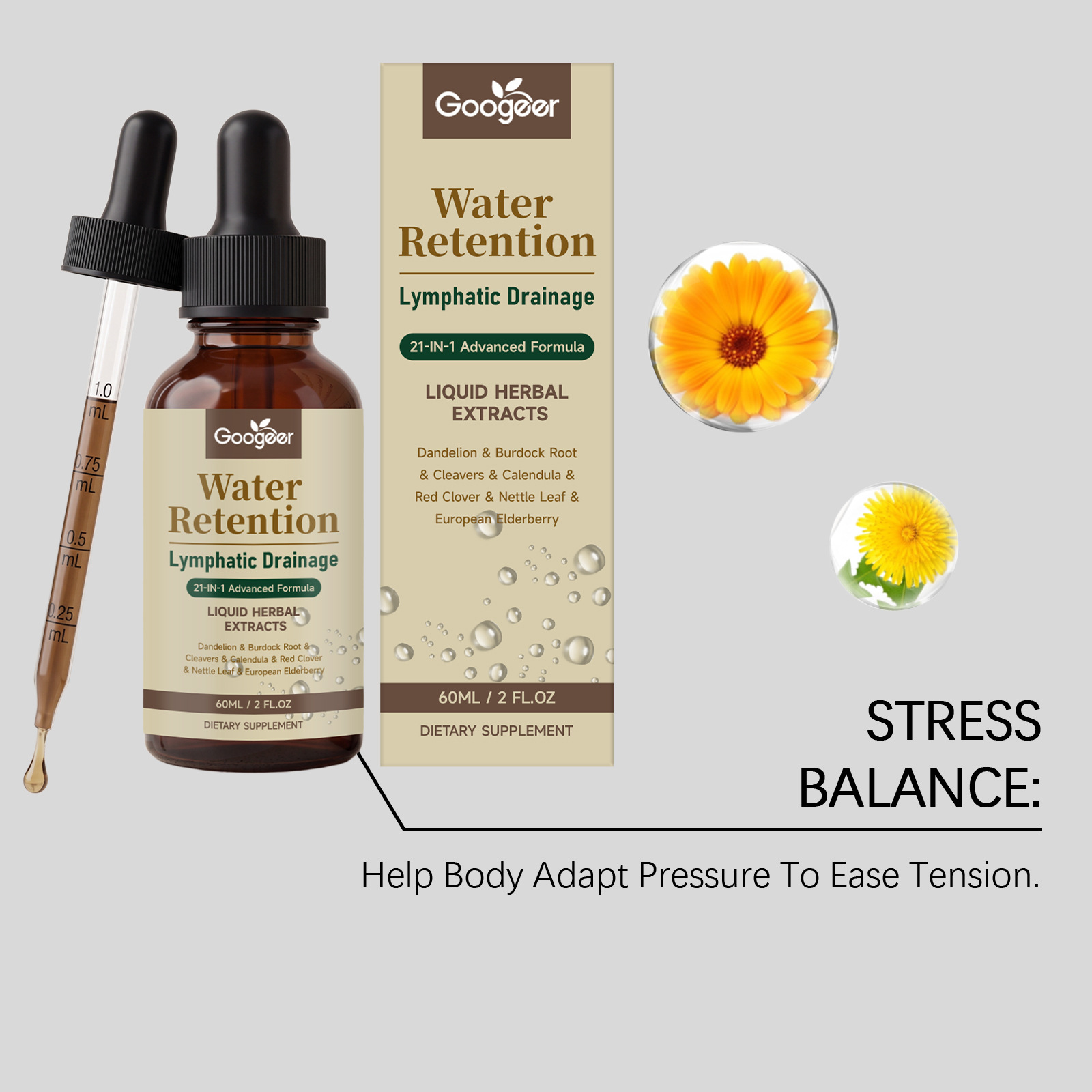 リンパ浄化ドロップス　速吸収ハーブチンキ剤　リンパの詰まり、 - Herbal Tincture のレビューと価格