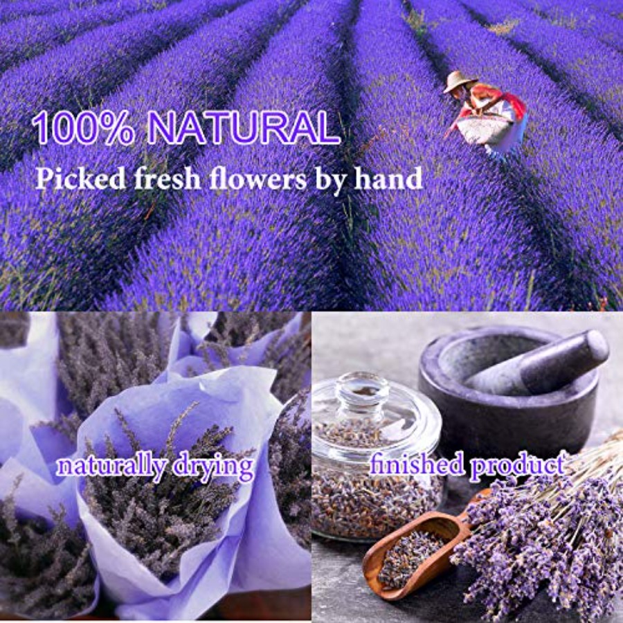 9袋入りドライフラワー、100%天然ドライフラワーハーブキッ - Dried Herbs のレビューと価格