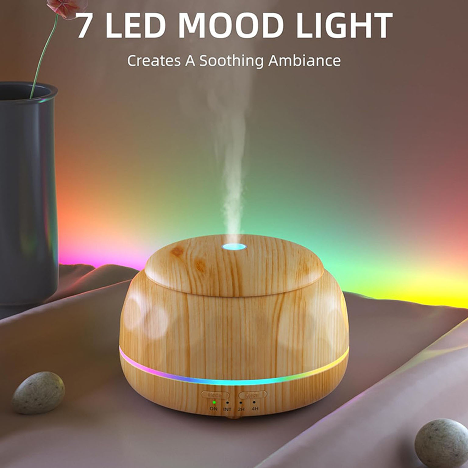 エッセンシャルオイルディフューザー空気加湿器ルーム用アロママ - Essential Oils のレビューと価格